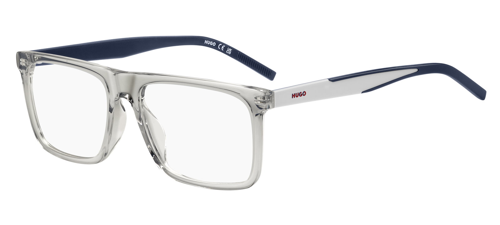 Das Bild zeigt die HUGO Fassung HG1339/G KB7 leicht seitlich., Zubehor, Brillen, Sonnenbrille